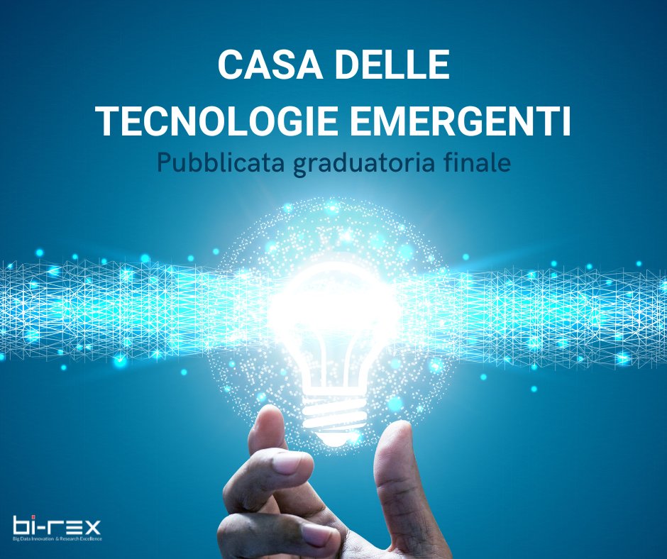 BIREX_CC's tweet photo. Un ottimo inizio dell'anno per @BIREX_CC e il @comunebologna.
Il @MISE_GOV ha pubblicato la nuova graduatoria del Programma "Casa delle Tecnologie Emergenti".
#BIREX è tra i principali partner dell'iniziativa!
Scopri di più ➡ https://t.co/e3K4dHzBgl https://t.co/pKDoLnqRnA