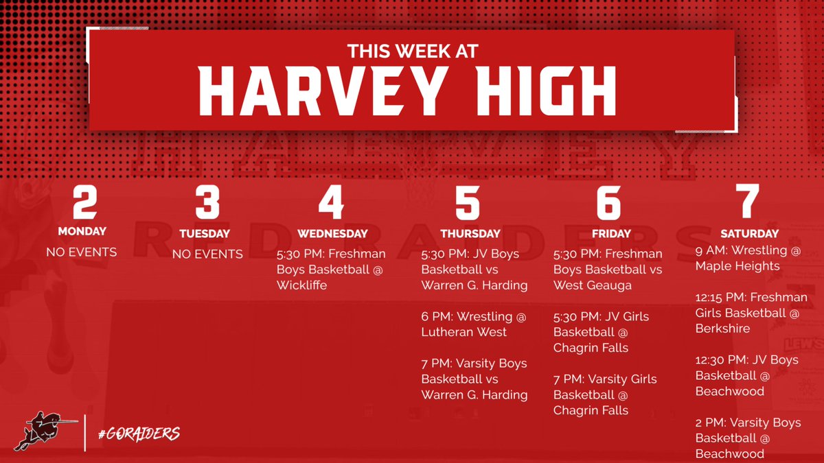 Harvey/Heritage Athletic Department (@hhsraiderspcls) on Twitter photo 