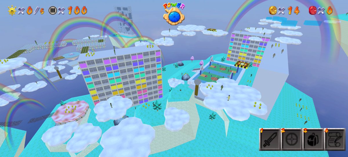 lord__piccolo's tweet photo. Upcoming level of Super Agent 63D (My indie game): Rainbow Estate
Download the current version of the game: https://t.co/tWmmVgOOkm
#indiegame #RainbowRide #sm64 #supermario64 #mario #jamesbond #n64 #goldeneye #shooter #fangame #survival #DavidDoak #retro #fps #tps https://t.co/5GwBBvBfvH