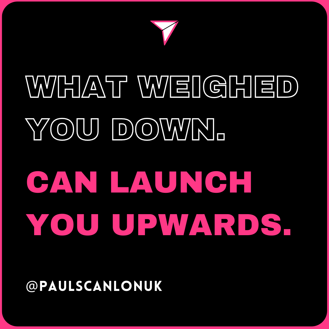 paulscanlonuk's tweet photo. Use the difficulty as a launching pad not an anchor.
#fyp #mentorshipmonday #newyearnewme #useyourpain #empowerment #freedom #selfawareness #launchyourself #growthmindset https://t.co/64uIdUFHrz