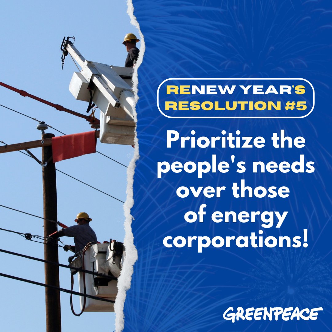 gpph's tweet photo. ICYMI: We gave the energy sector our own RENew Year’s Resolutions para magbago naman sila this 2023!

But in case they missed it too, here are 3 more things for our wishlist – so they can start the year right and make the shift to cleaner, more efficient energy!

#RENewYear #2023 https://t.co/BY9oTrNGY0