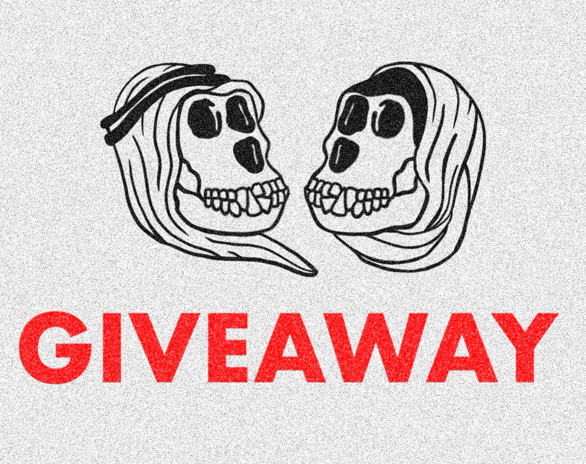 dubaibornapes's tweet photo. 🎁HUGE GIVEAWAY🎁

In order to celebrate our #WL minting, we are giving away 100$ in $ETH + 5 Bored HabibTI Apes #freeNFT 

1⃣❤️+RT our Pinned
2⃣❤️+RT this Post
3⃣Follow @dubaibornapes 
4⃣Tag 4 friends👇
5⃣Scream LFG 👇

48H ⏰
#nftgiveaway #giveaway #nftcommunity #nft #nfts #eth https://t.co/qLLTGUWmzQ