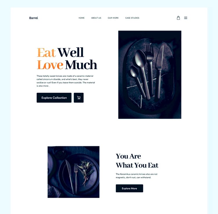 designcommando's tweet image. #Nutrition website design. Eat right this  2023 #HappyNewYear #HappyNewYear2023