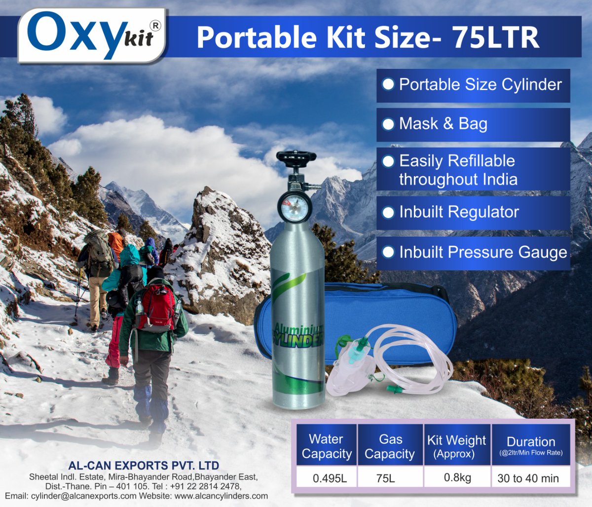 alcancylinders's tweet photo. PORTABLE OXYGEN CYLINDER
BREATHE FRESH
ANYTIME ANYWHERE!!

Refillable, Compact, and Easy to Carry

#portable #refillable #Compact #Oxygen #cylinder #lightweight https://t.co/XTS4BzdrNH