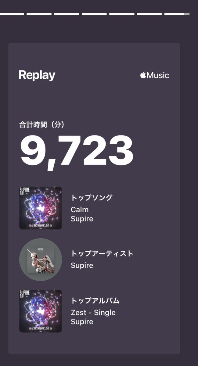 2022年に聞いた曲のSupire1800分で爆笑した