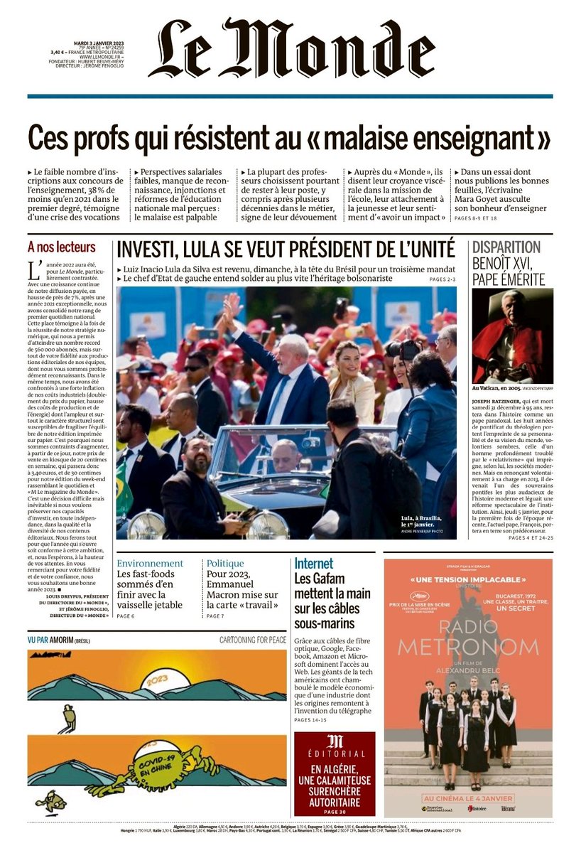 brunomeyerfeld's tweet photo. 🇧🇷 Lula, en Une du Monde / Lula, na capa do Le Monde 🇧🇷 https://t.co/d4i8mm2A2r