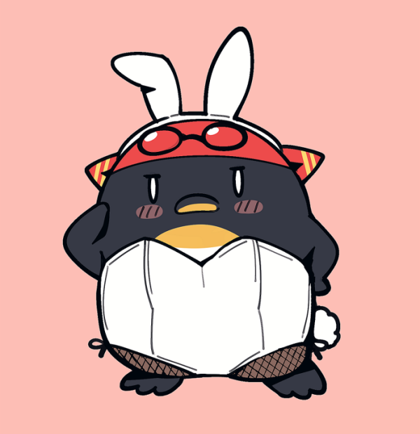 「BUNNY PENGUIN 」|三峯🐺⛩️のイラスト