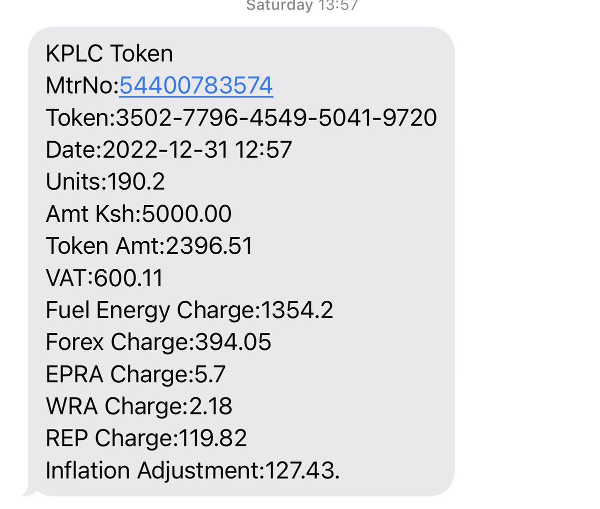 Matoskyy's tweet photo. @wayira @KenyaPower_Care @PAOtieno @KenyaPower Before 15% hike, what of 2023😭 https://t.co/UifE5ZXHIh