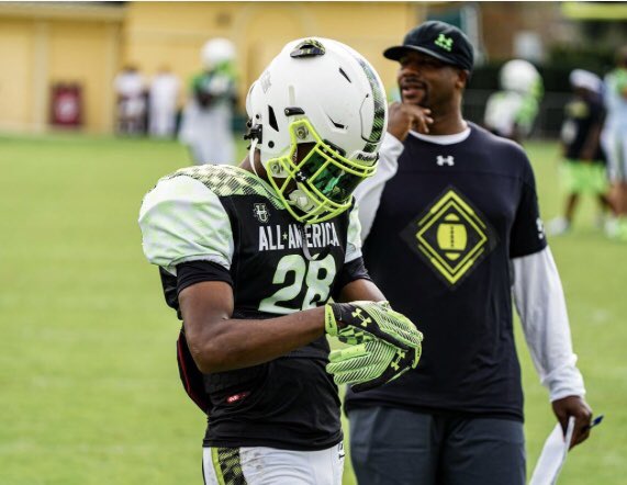 Here are two reports on Ethan Nation (future Husker DB?) from the Under Armour practices. He’s due to make his college announcement Tuesday during the game..GBR