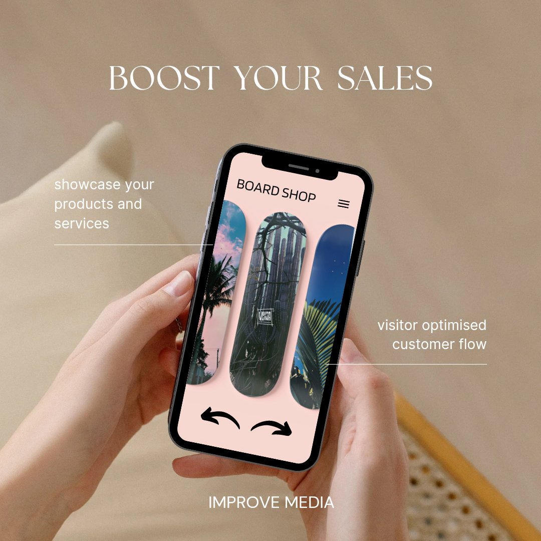 Improvemedia_uk's tweet photo. Looking to sell your products online in 2023? Get in touch to discuss our e-commerce website packages.

#colchester #colchesterbusiness #design #smallbusinessuk #chelmfordbusiness #ecommerceuk #essexbusiness #essex #tiptree #witham #boreham #maldon #southend #ipswich https://t.co/Ko5WIXkVUh