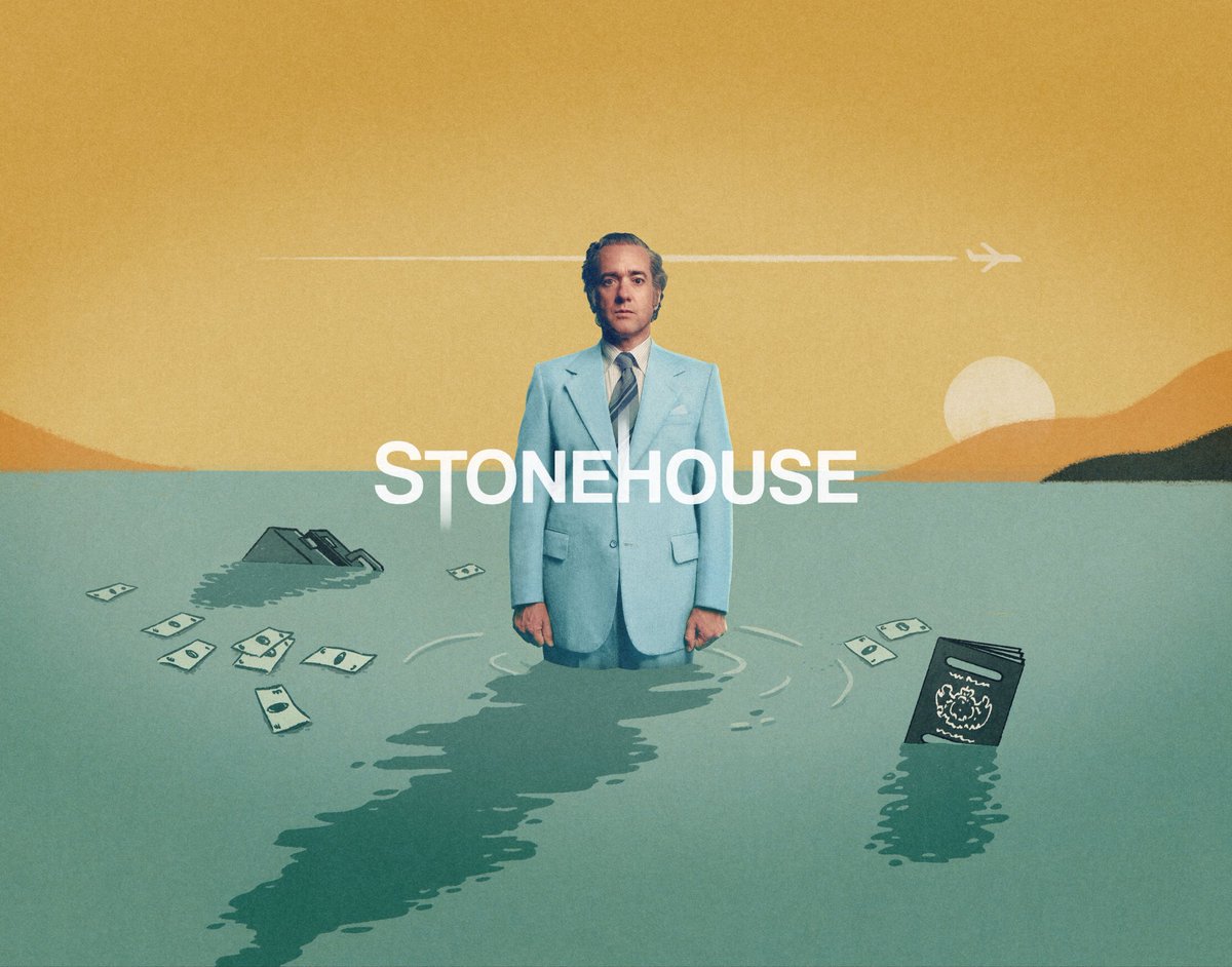 The darkly comedic true story of a British politician who faked his own death…

STONEHOUSE, starring Matthew Macfadyen &amp; Keeley Hawes, written by John Preston, directed by <a href="/jonsbaird/">Jon S. Baird</a> and produced by Snowed-In. Starts tonight on <a href="/ITV/">ITV</a> or stream it on <a href="/ITVX/">ITVX</a>!

<a href="/BGPostTeam/">Blazing Griffin Post</a> below 👇🔥