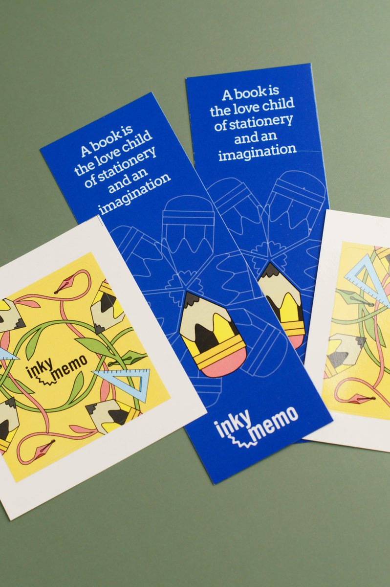 InkyMemo's tweet image. Each order on our website includes a free Inky Memo bookmark and a sticker. Browse and shop here - inkymemo.com/store/ #bookmark #bookstagram #notepads #gifts #freegift