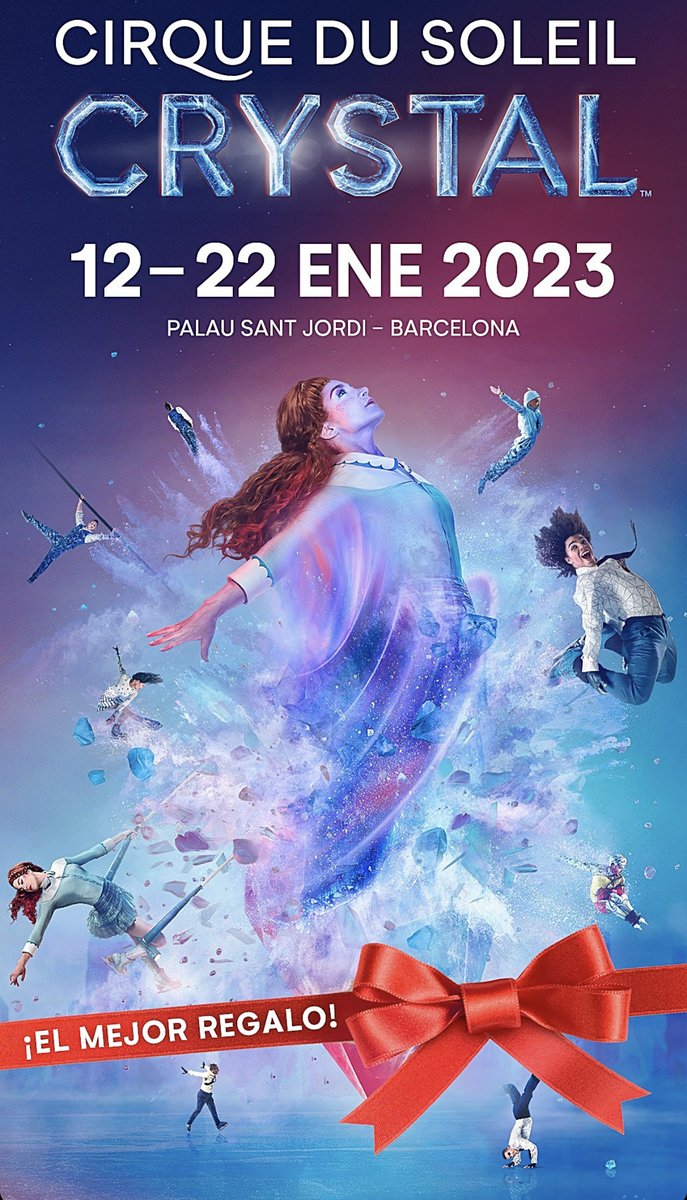 El 12 de enero, <a href="/Cirque/">Cirque du Soleil</a> du Soleil llegará al <a href="/PalauSantJordi/">Palau Sant Jordi</a> de #Barcelona para presentar CRYSTAL. Un nuevo show que combina las artes circenses con el patinaje artístico y freestyle. Entérate de todo: ow.ly/11jq50MghLf <a href="/LiveNationES/">Live Nation España</a> #CirqueWay <a href="/IceJohnstone/">Robin Johnstone</a> #Crystal ⛸