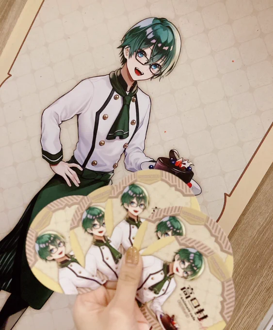 アニカフェ超楽しかったー!!コースターの偏りが凄まじすぎて絵面がめちゃおもろいことになったけど、年越し配信でプテさん好感度爆上がりしたのでちょうど良い#高田村コラボカフェ 