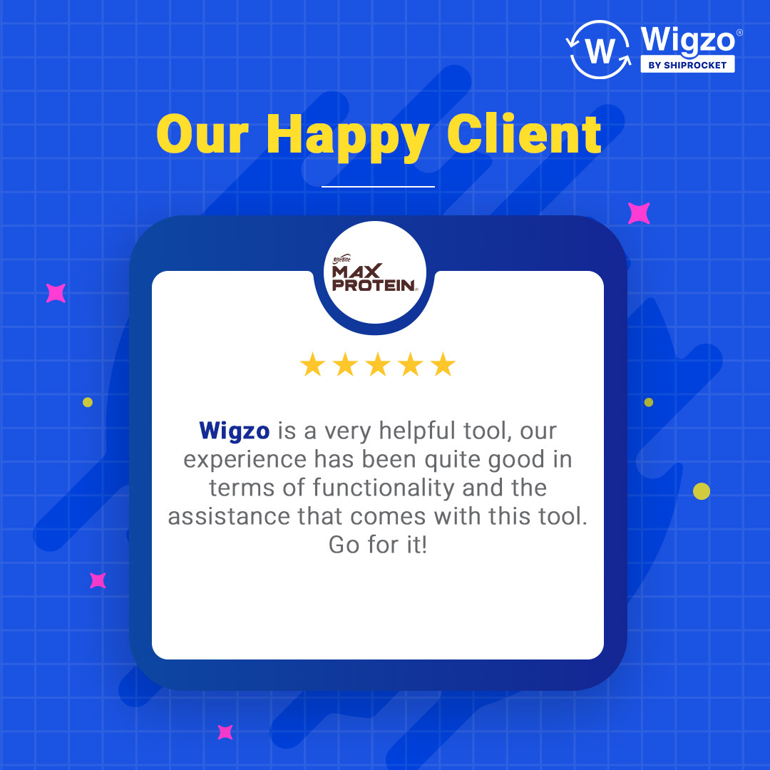 WigzoTech's tweet image. #Wigzo has earned the trust of @TheMaxProtein, India's first protein bar company that offers organic, vegan, and plant-based choices without compromising taste! 🚀 

#MaxProtein #Retention #Growth #CustomerTestimonial #review #Ecommerce #Fitness