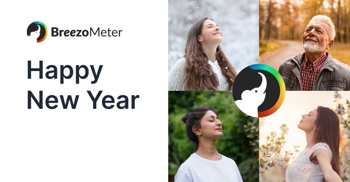 A very Happy New Year to all of our friends around the world on behalf of the entire #BreezoMeter team! We look forward to continuing our mission with all of you in 2023! #newyears #breathebetter