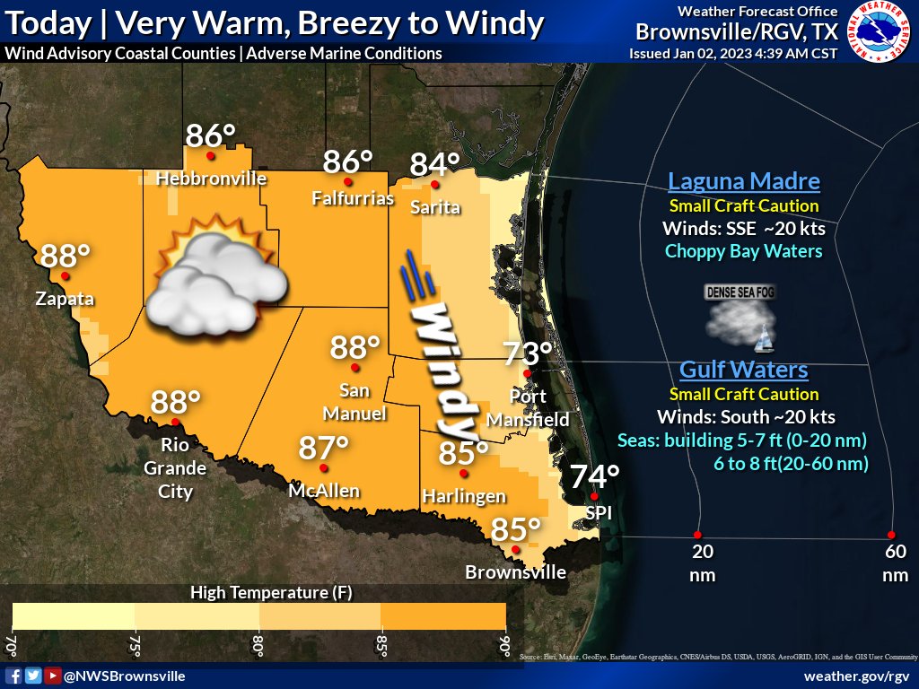 NWS Brownsville on Twitter "No cold weather can be found in Deep South