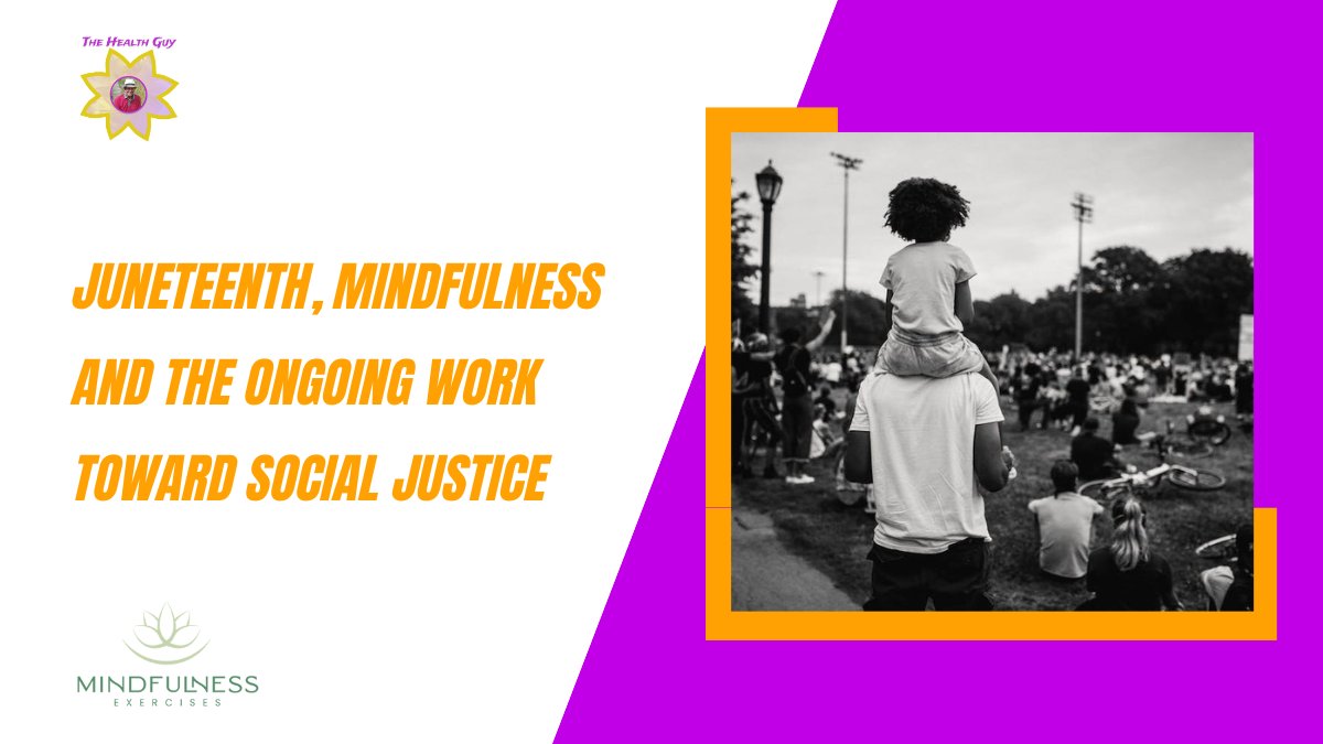 spaguyguy's tweet photo. Juneteenth 2022 celebrates 157 years since the emancipation of enslaved people in the United States, and at the same time, it recalls a painful past. 

Juneteenth, Mindfulness and the Ongoing Work Toward Social Justice👉 https://t.co/XBxaXgbvcp

#Mindfulness #Juneteenth #Mindset https://t.co/cRrXydKwuL
