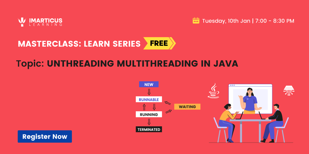 skillenza's tweet photo. Hola #students

NEW MasterClass: Learn Series Alert!

Join us for a deep dive into the concepts of multithreading in Java on 10th January 2023 from 7 p.m. to 8:30 p.m.

Register Now:- https://t.co/N8peAhsCch

Start Learning TODAY!!!

#masterclass #Java #concepts #interview https://t.co/BNps5jtWU7