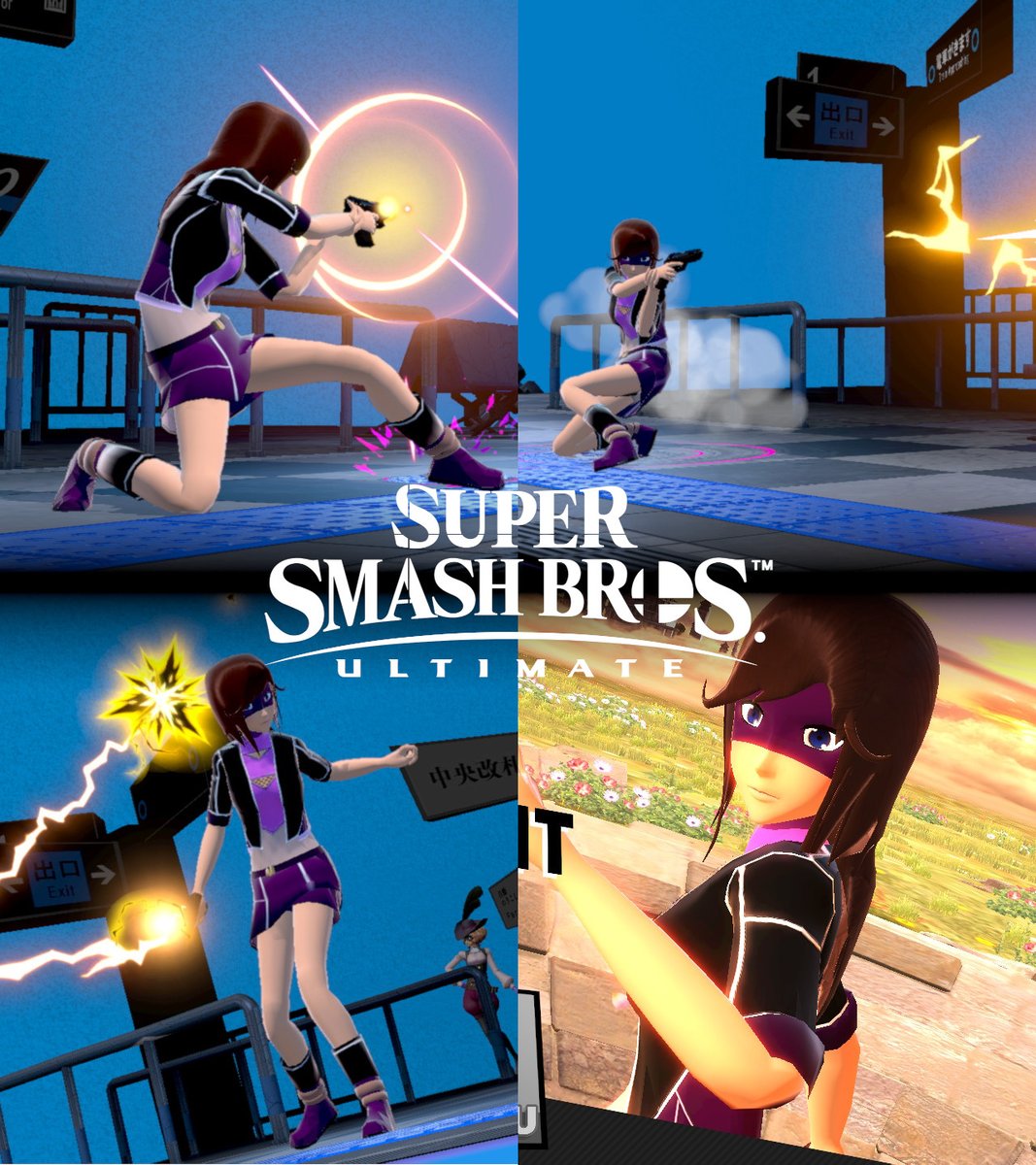Smash Bros. X CyberThreat? Not as crazy as you might think... 😉 Check out Zia Kierra, aka: Nightshade modded over Zero Suit Samus!