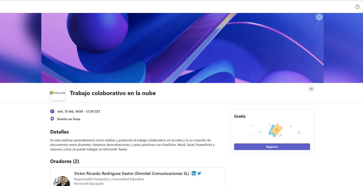 VRS_Trainer's tweet photo. 🤩🤩Me encanta cómo ha evolucionado la funcionalidad de seminario Web de @MicrosoftTeams , cada vez es más fácil de crear y de tener un acabado muy profesional.🔝🔝

Creo que es una opción ideal para esos hacer webinars más amenos y cercanos. ¿Lo habéis probado ya?

#MIEExpert https://t.co/ytIFY6eBe8