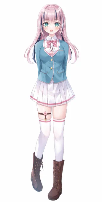 野良声優第2期、咲良光桜ちゃん( )のキャラクターデザインさせていただきました12月下旬にデビューしてIRIAMメインで配信活動しているそうなので何卒よろしくお願いします(ㅅ'꒳` )  
