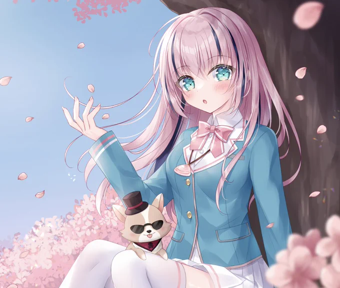 野良声優第2期、咲良光桜ちゃん( )のキャラクターデザインさせていただきました12月下旬にデビューしてIRIAMメインで配信活動しているそうなので何卒よろしくお願いします(ㅅ'꒳` )  