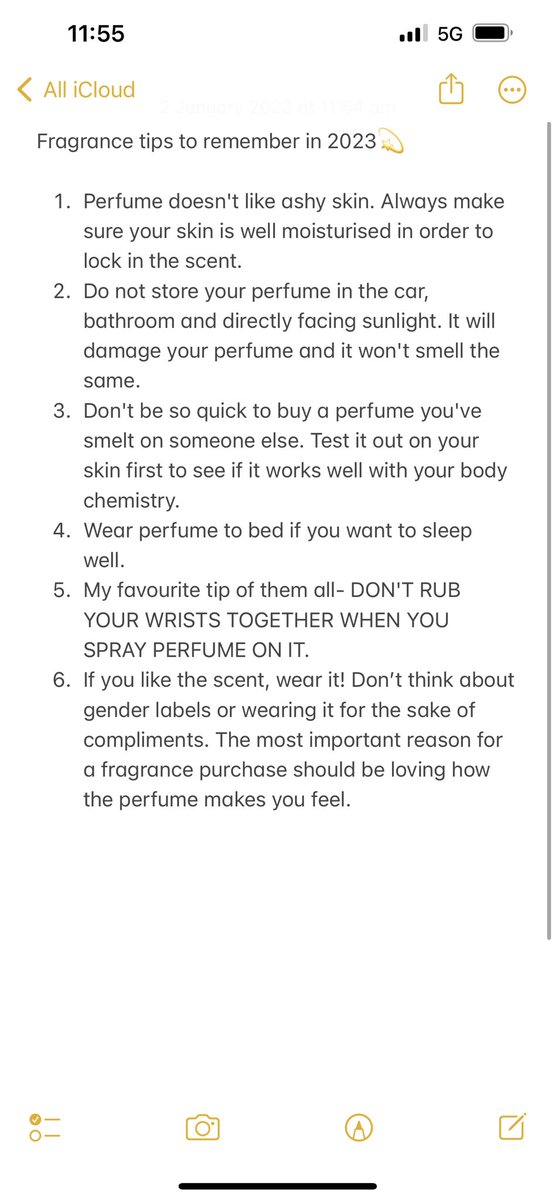 A_doseof_E's tweet photo. Fragrance tips to remember in 2023💫. RT to save a life x https://t.co/hY7PLsvR4U