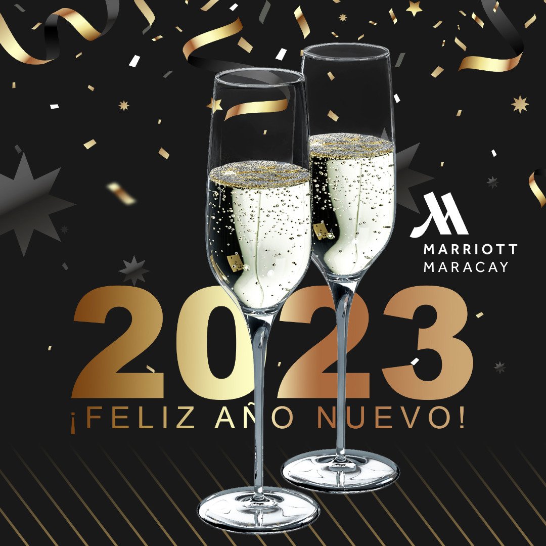 MarriottMcy's tweet photo. Te deseamos un gran y feliz año nuevo 2023, con el deseo de un futuro prospero y creando grandes recuerdos.
.
.
#Marriott #Maracay #MarriottVenezuela https://t.co/iVZxXS6TnM