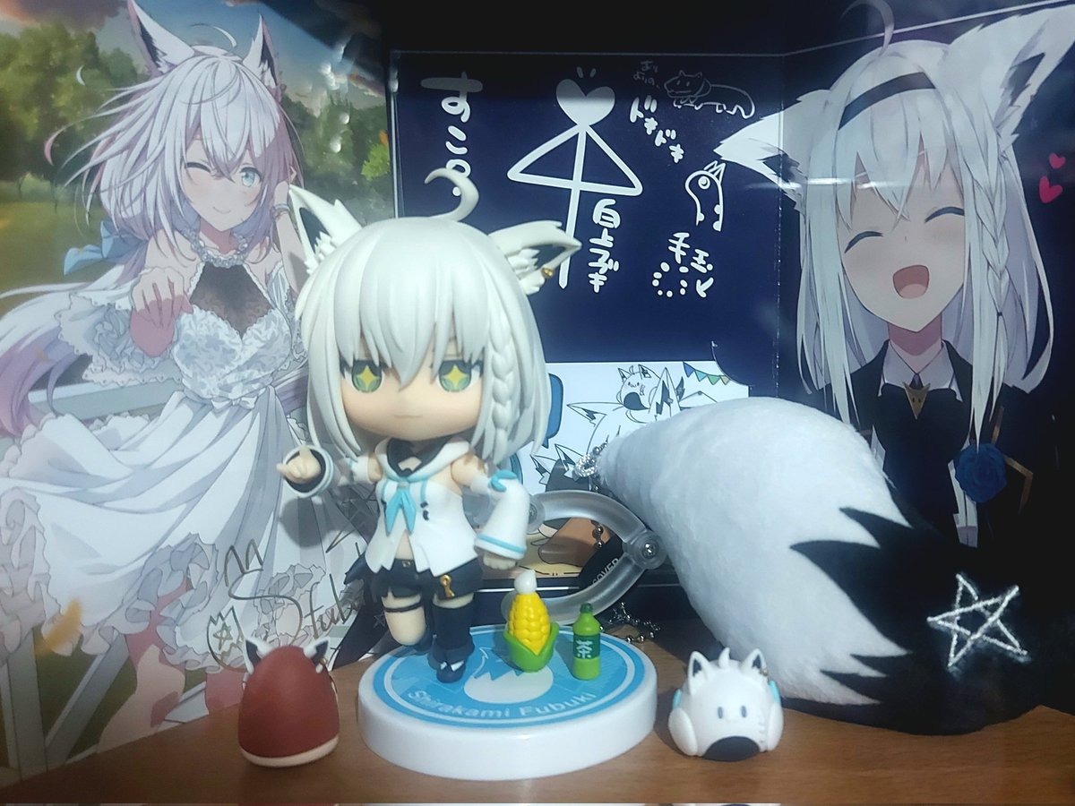 blueberurhythm's tweet image. 完了しました 開梱してセットアップを終えるまで、1時間かかりました。🥺💙
#絵フブキ #GSCNendoroid #toytec