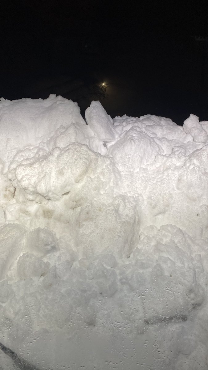 Snow pushback before the big storm!!!!@rushcreekGC