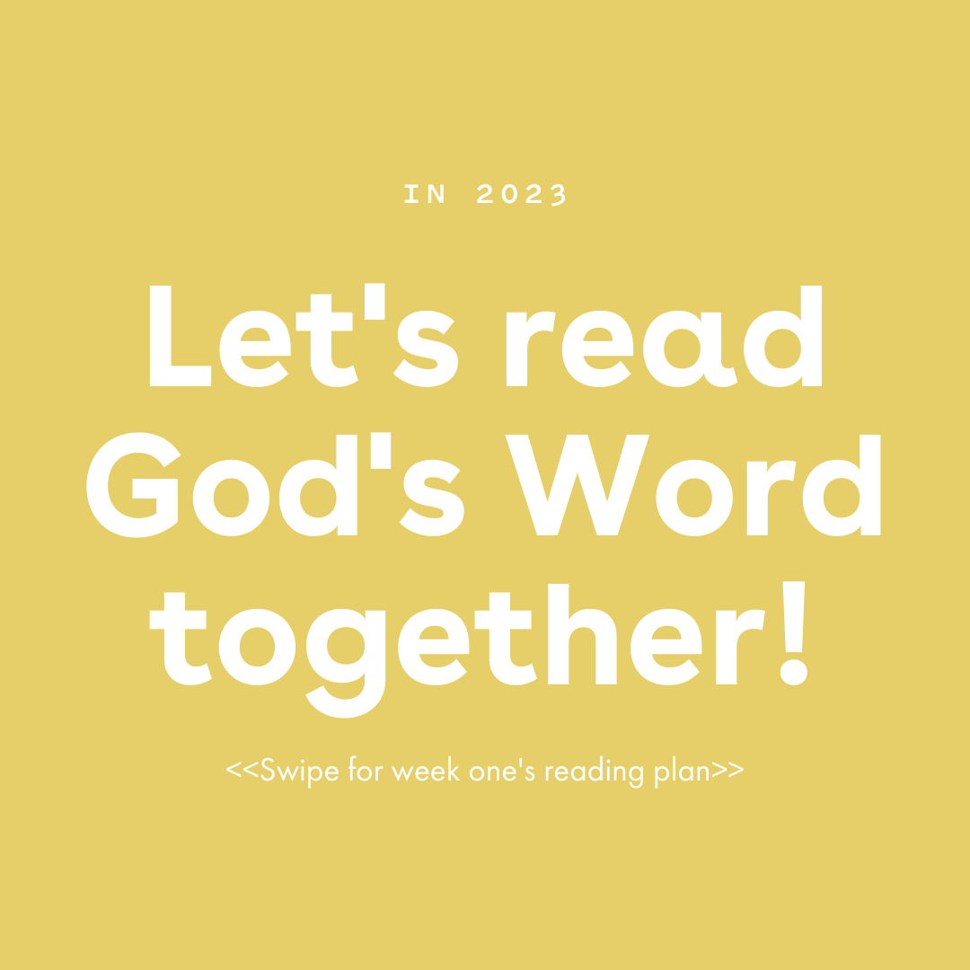 mintedtruth's tweet image. Save this post to start our Genesis through Revelation reading plan this year!! 

Week one starts TODAY!!