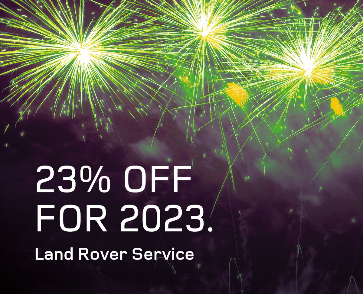 When you book your car in for a service online with Williams Land Rover by 6th January 2023 and have the work completed by 28 February 2023, you will receive 23% off the total cost*.

Find out more - bit.ly/3v2Ji82

*T&amp;C'S Apply.