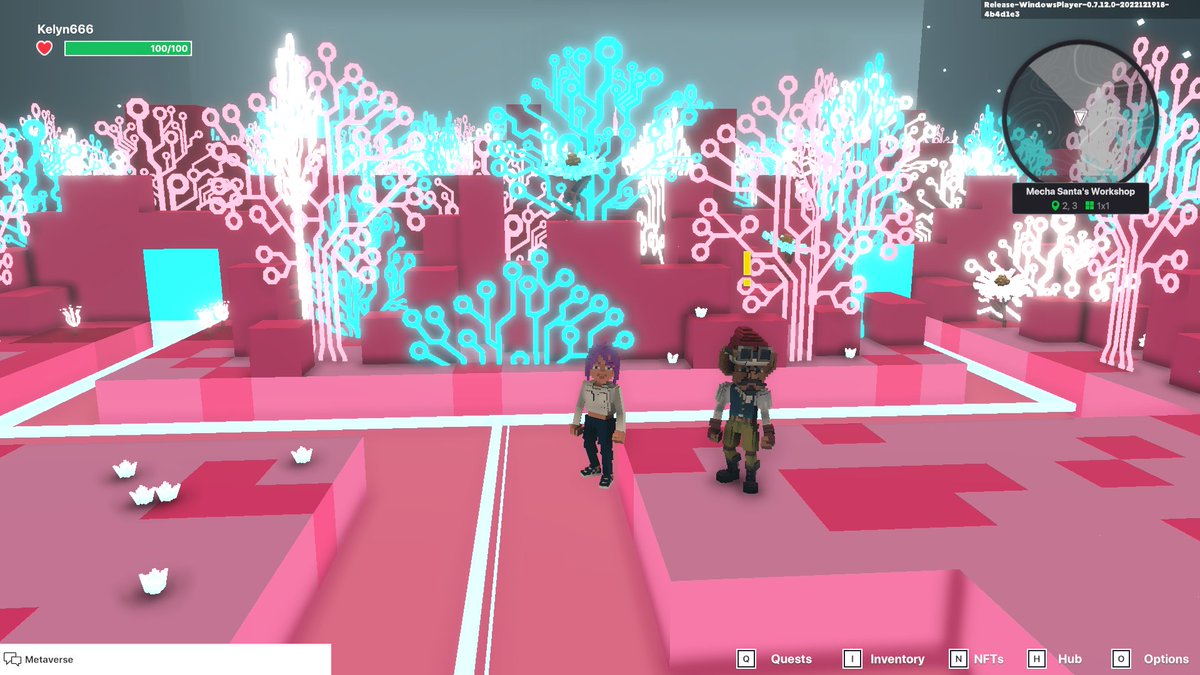 KelynPacey's tweet photo. @TheSandboxGame I found  the circuit board trees! 🤖🎄 I participated in the #SeasonsGreetingsTSB challenge for a chance to win an NFT! https://t.co/5WhjwxJxmA