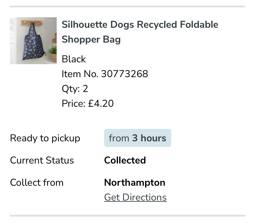 Emma_mischief's tweet photo. @DunelmService hello @DunelmUK… I picked up a click and collect order today and 1) I did not order this item it appears it’s a substitute and 2) states item 2 of 2 but I do not have 1 of 2! I ordered 2 x fold up bags and received 1 x shopping bag !? https://t.co/95yl0flaIM