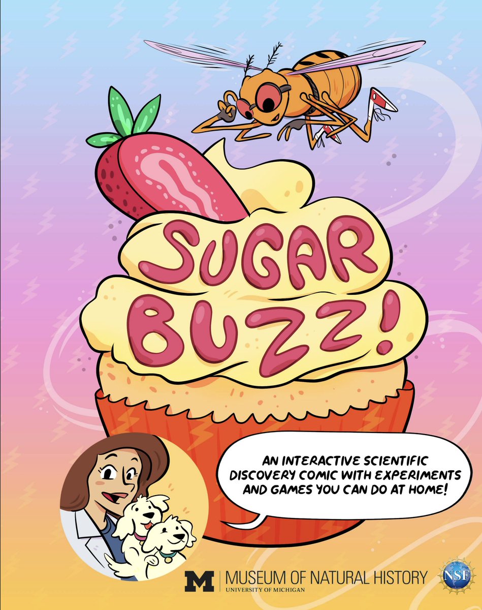 TheDrSparkles's tweet image. Hello! Let me tell you about Sugarbuzz, a children's comic book about food &amp;amp; senses that you can download at lsa.umich.edu/content/dam/um… for free. Pls RT!