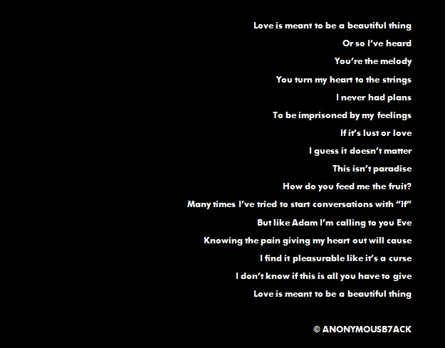 Anonymousplug1's tweet image. Jan 02

Love is meant to be beautiful