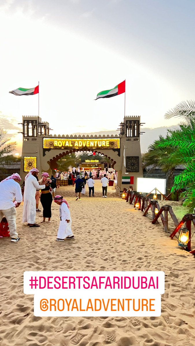 Desert safari done ✅ @DubaiTourism_US @DubaiDET @visitdubai @Dubai_Calendar @DubaiAirshow  follow me on Instagram  instagram.com/the_worldlydan…