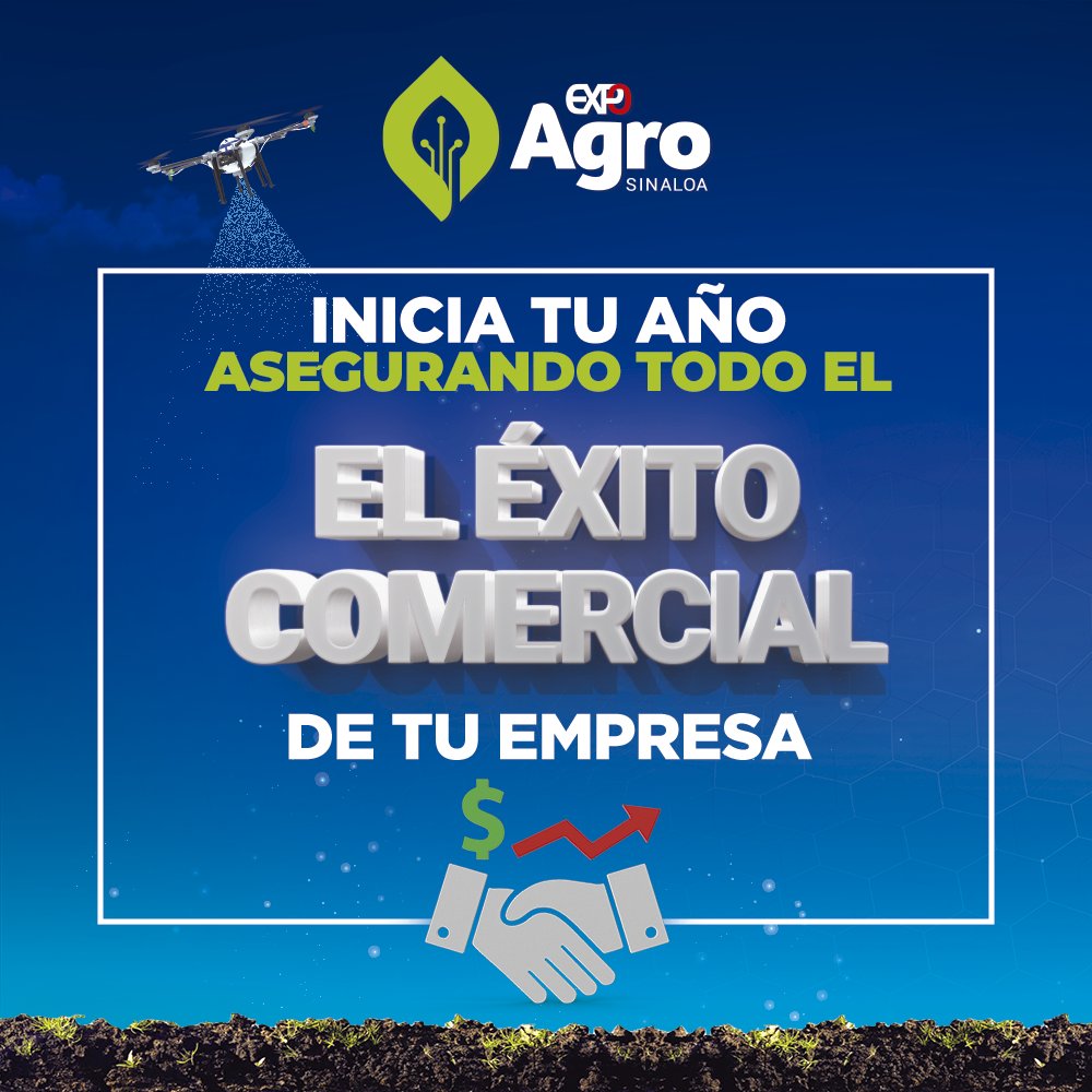 ¡Inicia el año brindándole seguridad a tu empresa! 🙌

Somos la plataforma ideal para lograr tus objetivos comerciales, contáctanos👇🏻

📲 WhatsApp: 6671750695 bit.ly/Expoagrosinaloa
📧marketing@expoagro.org.mx

#Agronegocios #Agricultura #ExpoAgroSinaloa