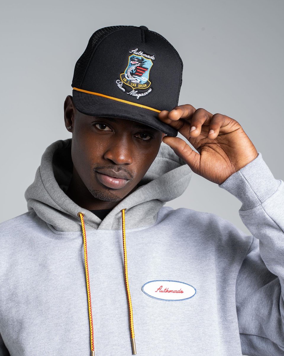 SLAMGoods's tweet photo. Taking flight with the new Slam x @theauthmade flight jacket and trucker hat. Ready to soar to new heights! 🛩️💪 https://t.co/oiBIOZMeP1