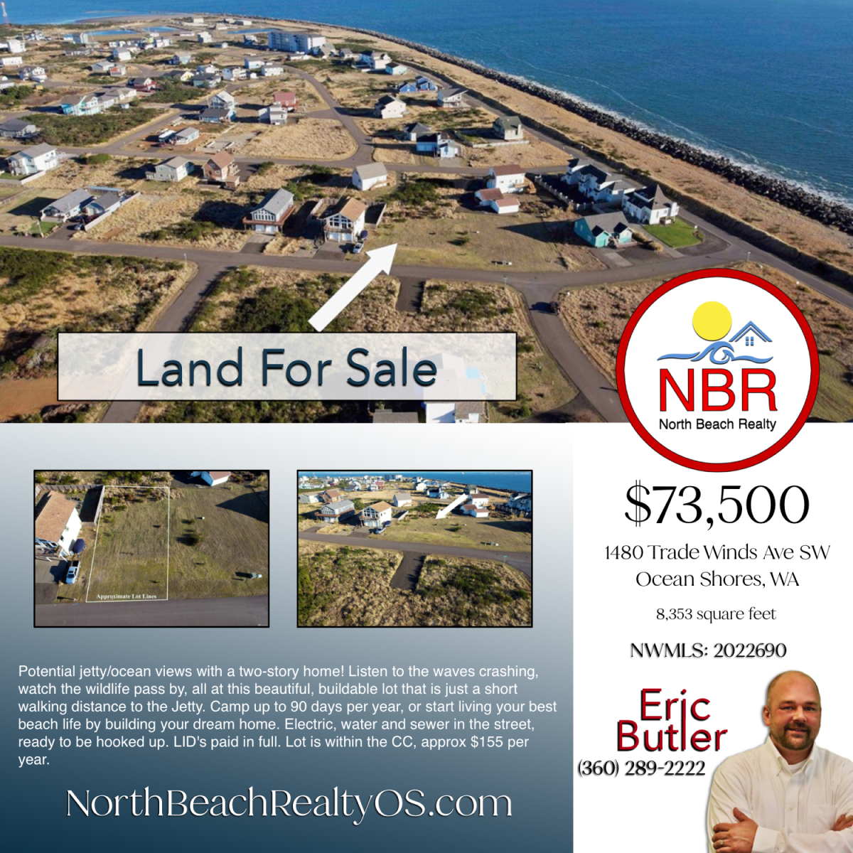 NWMLS: 2022690
#northbeachrealtyos #warealetate #oceanshoreswa #exploreoceanshores #seasideliving #cindythuirer #warealestatebroker #osnorthbeachrealty #warealestateagent #lotforsale #landforsale #seattlerealestate #tacomarealestate #olympiarealestate #vancouverwa #portland