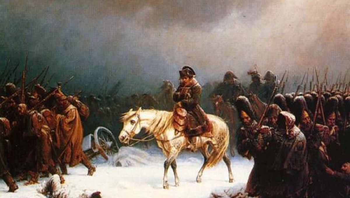 VarlanOlivier's tweet photo. Napoléon : « qui aurait pu prédire qu’il ferait froid en Russie pendant l’hiver ? » https://t.co/wpI4jfjqYE