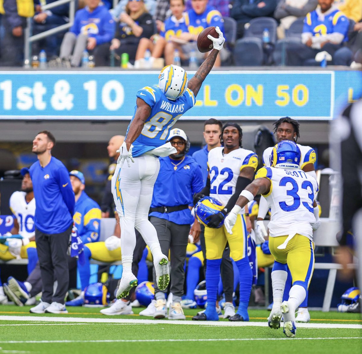 Jen Mills (@jennifermills21) on Twitter photo ⚡️ VICTORY MONDAY GIVEAWAY ⚡️
This awesome run by <a href="/AustinEkeler/">Austin Ekeler</a> & this amazing catch by <a href="/darealmike_dub/">Mike Williams</a> deserve to be the 1st jerseys of 2023 to be given away to 2 lucky winners. RT this post and comment which jersey you want. I’ll pick the winners on Wednesday by 5:00 PM PST⚡️ ⚡️ VICTORY MONDAY GIVEAWAY ⚡️
This awesome run by <a href="/AustinEkeler/">Austin Ekeler</a> & this amazing catch by <a href="/darealmike_dub/">Mike Williams</a> deserve to be the 1st jerseys of 2023 to be given away to 2 lucky winners. RT this post and comment which jersey you want. I’ll pick the winners on Wednesday by 5:00 PM PST⚡️