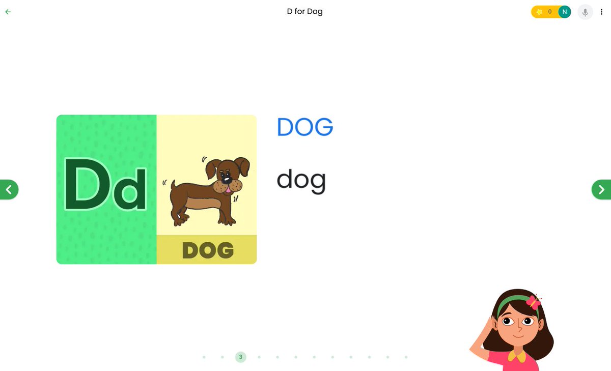 GoogleForEdu's tweet photo. Learners who are beginning their reading journey can cozy up with ABC stories on Read Along. They'll practice recognizing letters 🔠 and their associated sounds 🔊Use as at-home practice or to supplement K-1 lessons! Start reading: https://t.co/rLNJso6pCK https://t.co/4PZy3xYH8l
