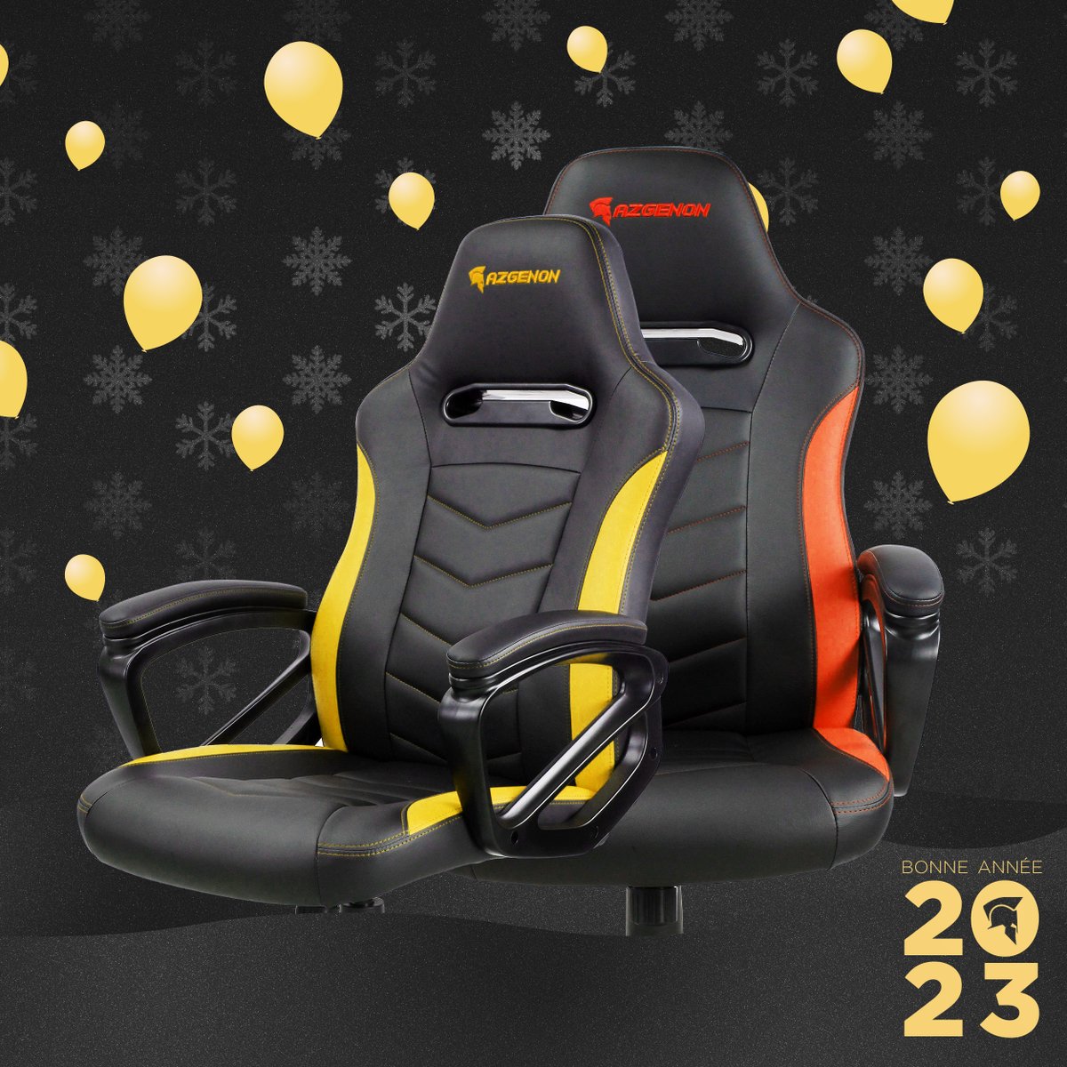 Bonne année 2023 ! 🎉🎊

#NouvelAn #HappyNewYear2023 #gaming #chair