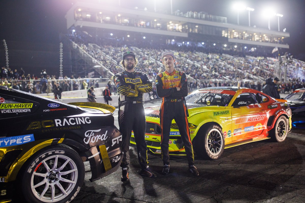 FormulaDrift's tweet photo. Two peas in a pod.
@ChelseaDeNofa &amp; @Adam_Lz | @NittoTire

#FormulaD #FormulaDRIFT https://t.co/rfCgdPTEDJ