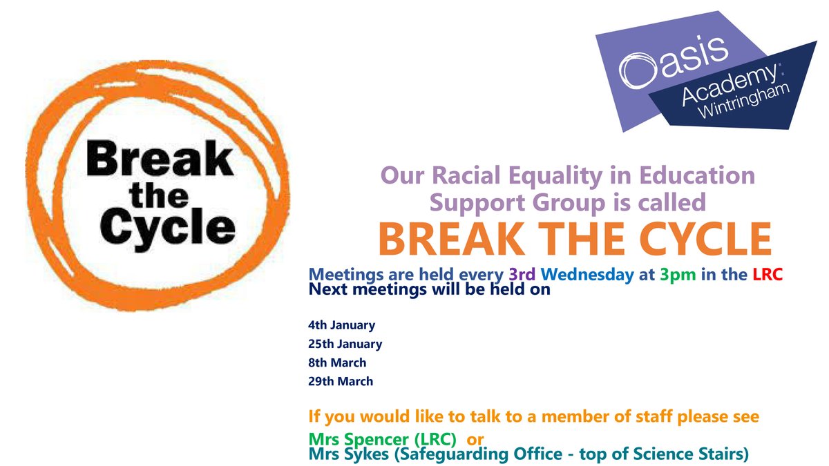 OAWintringham's tweet photo. Meetings are held every 3rd Wednesday at 3pm in the LRC. https://t.co/bUUsRxv0iP