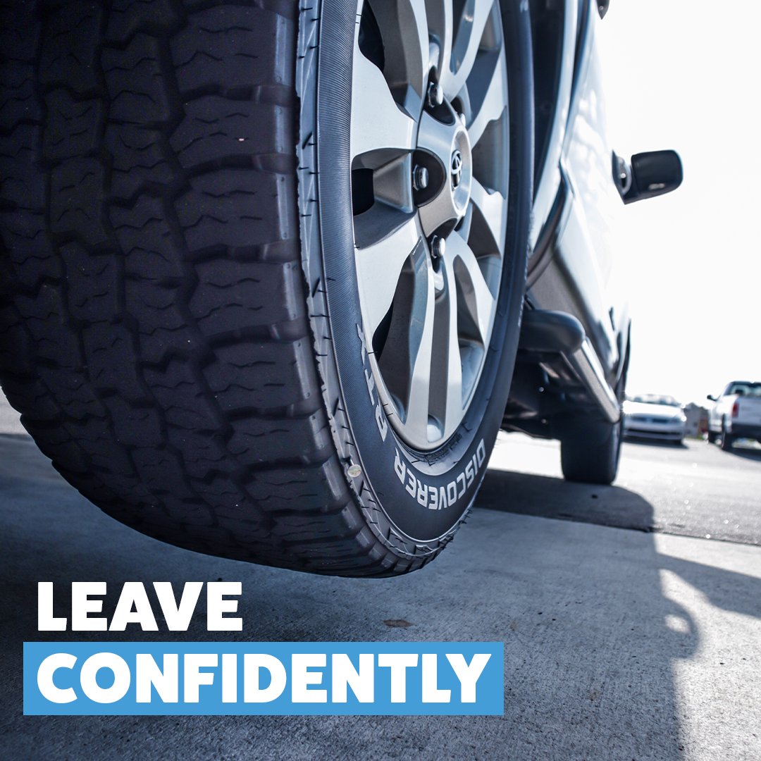 TireOutletLLC's tweet photo. When you come in to get your vehicle serviced at Tire Outlet, our ASE-certified technicians will make sure you ride out confidently! Schedule your appointment today at https://t.co/mtCsIxI88H or call 904.600.0089
-----------------
#tireoutlet #rideon #confident #technician https://t.co/PJVAIxuocU