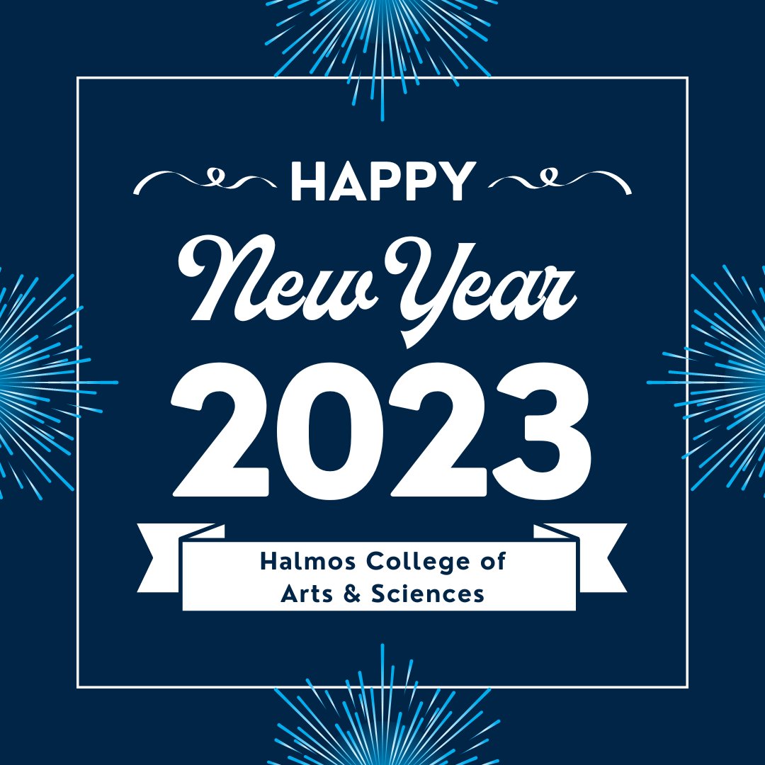 HalmosDean_NSU's tweet image. Happy New Year, HCAS Sharks!🦈🎇 We wish you much happiness and success in 2023. We can't wait to have you back on campus!🤩
-
#HCAS #NSU #NSUHCAS #HalmosCollege #GoSharks