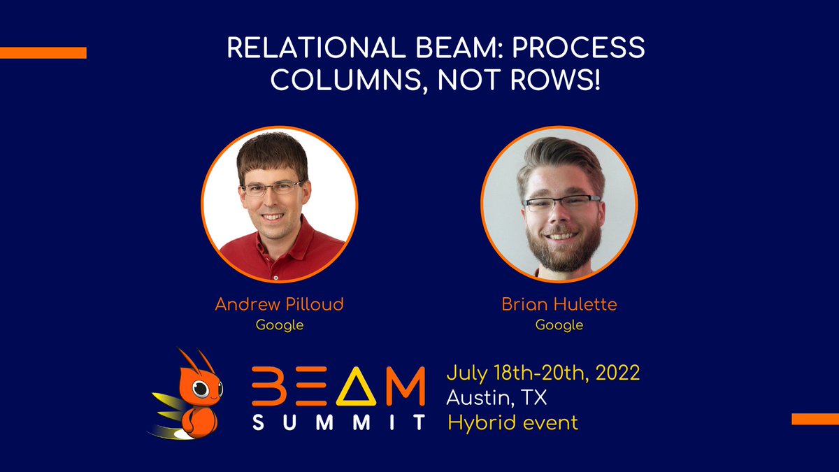 On this panel, Andrew Pilloud and Brian Hulette discuss their upcoming work to make vectorized execution a reality through native columnar support in Python and Java. Find it here 👉 bit.ly/3LsWWZu